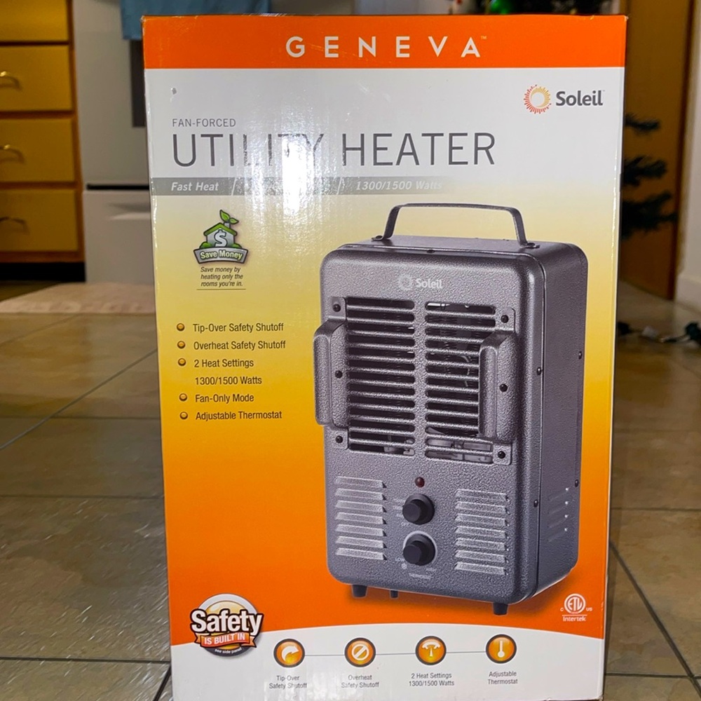 BRAND NEW GENEVA UTILITY HEATER
